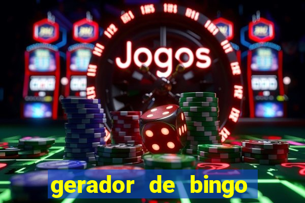 gerador de bingo cha de bebe